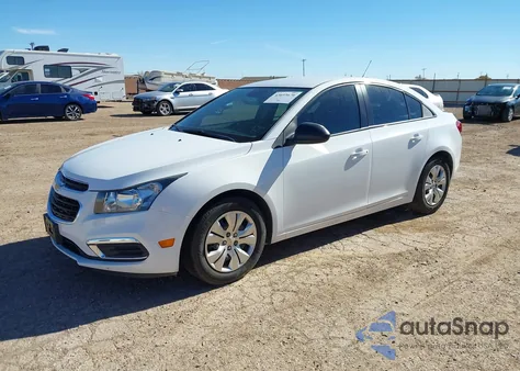 2015 Chevrolet Cruze Ls Auto из США, поврежденный, VIN 1G1PA5SH2F7258928